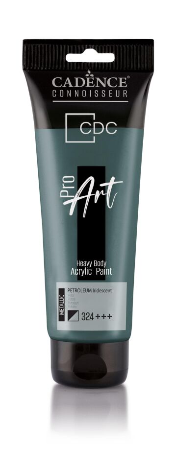 PROART HEAVY BODY METALİK  AKRİLİK BOYA PRM-324 PETROL 120ML