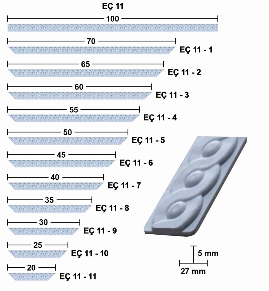 65 CM ESNEK MOBİLYA ÇITASI