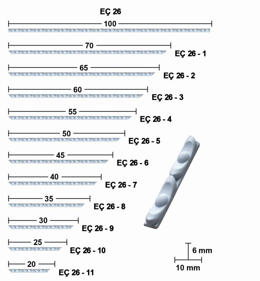 35 CM ESNEK MOBİLYA ÇITASI