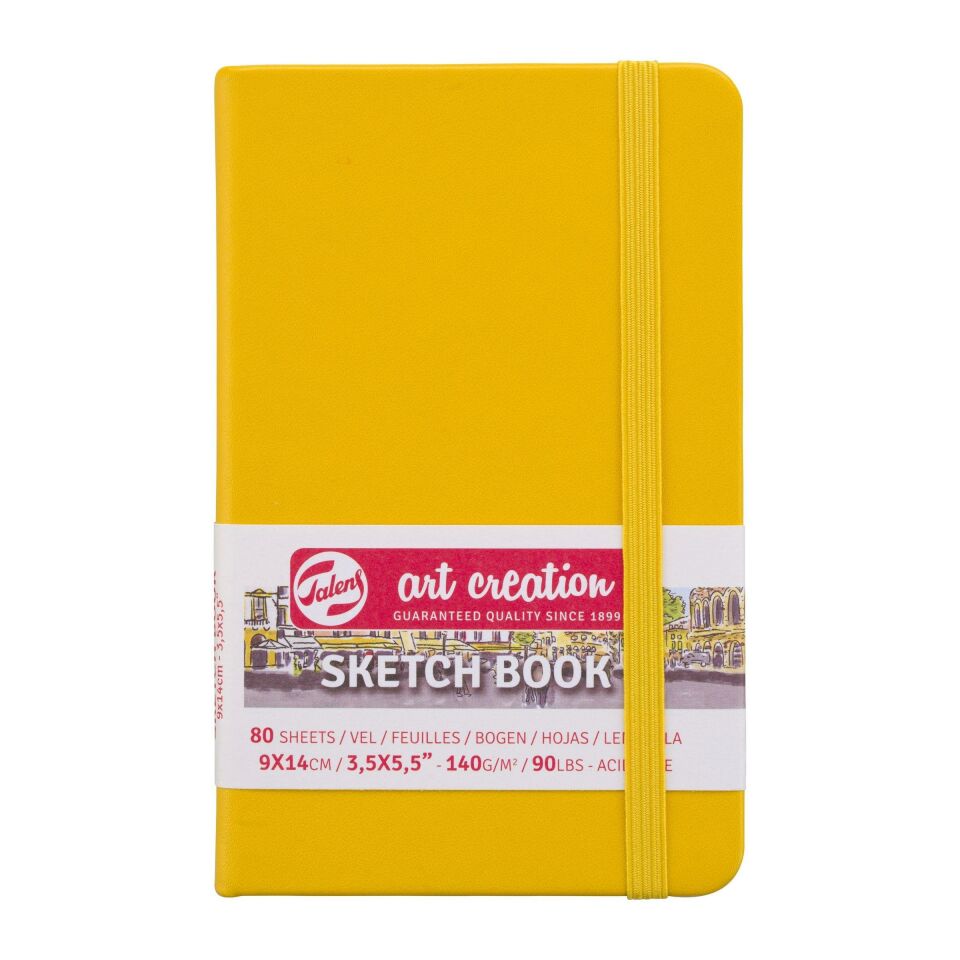 SKETCH BOOK - 9X14 CM -140GR-80 YAPRAK-G.YELLOW