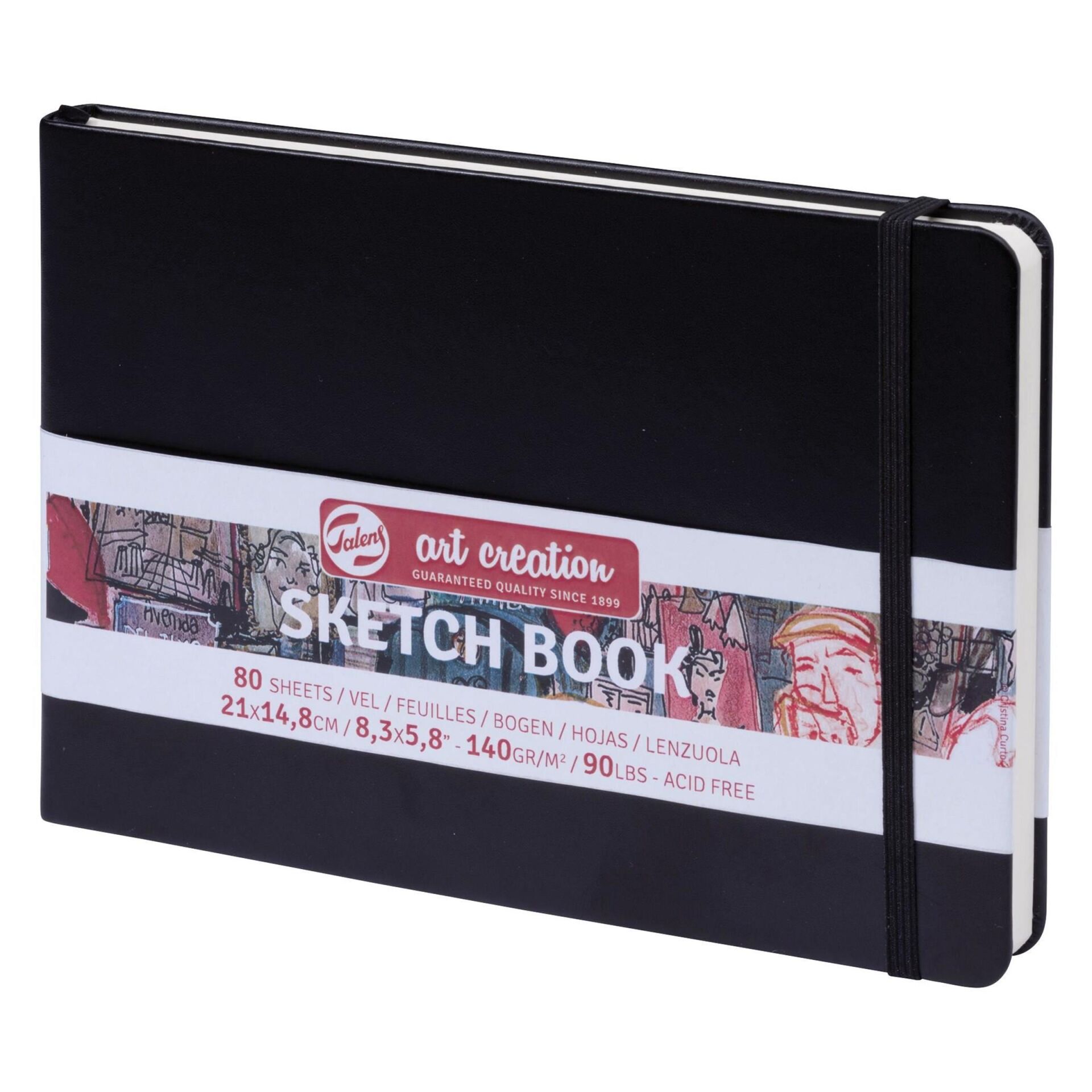 TAC SK-BLOCK SW BLACK 14,8X21 140G SKETCHBOOK