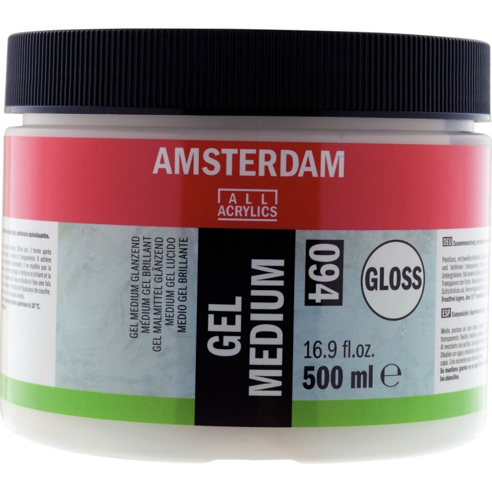 AMSTERDAM GEL MEDIUM GLOSS 094 500ML