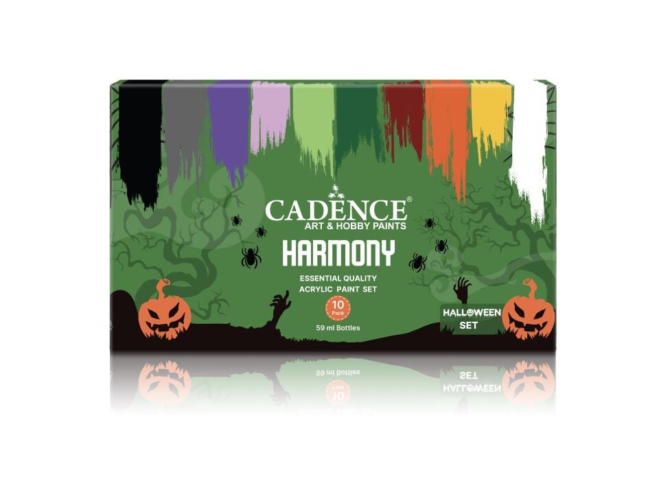 HARMONY AKRİLİK 10'LU SET HALLOWEEN SET & CADILAR BAYRAMI 59ML