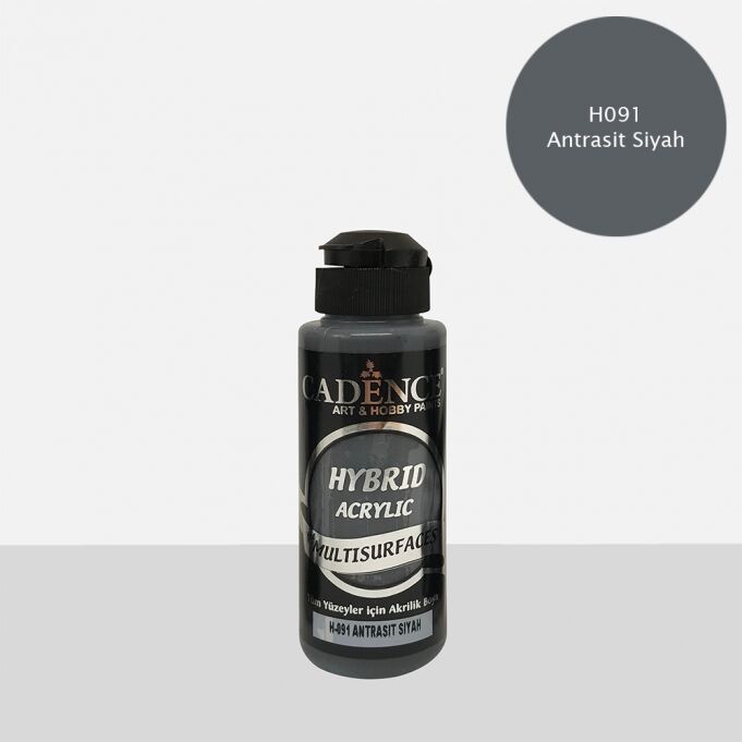 HYBRID AKR. MULTISURFACES H-091 ANTRASİT SİYAH 120ML