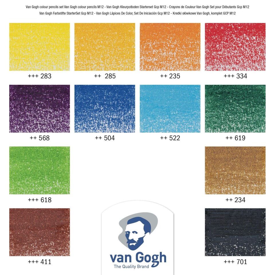 VAN GOGH COLOUR PENCIL 12`Lİ SET