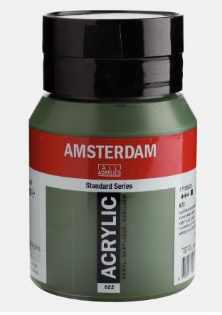 AMSTERDAM STANDART AKRİLİK 500 ML. OLIVE GRN. DP.