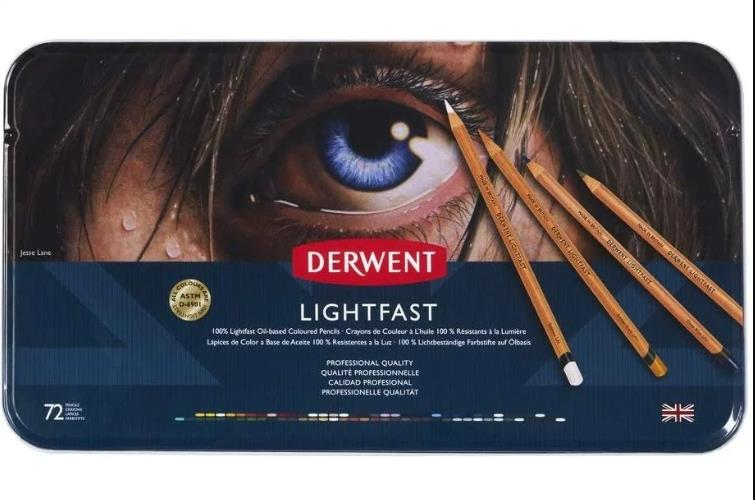 DERWENT LIGHTFAST 72'LI METAL KUTU