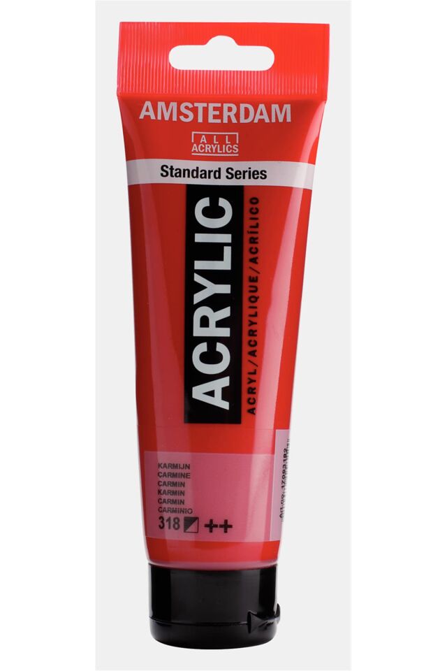 Amsterdam Akrilik Boya 120ml 318 Carmine