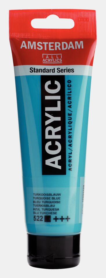 Amsterdam Akrilik Boya 120ml 522 Turquoise Blue