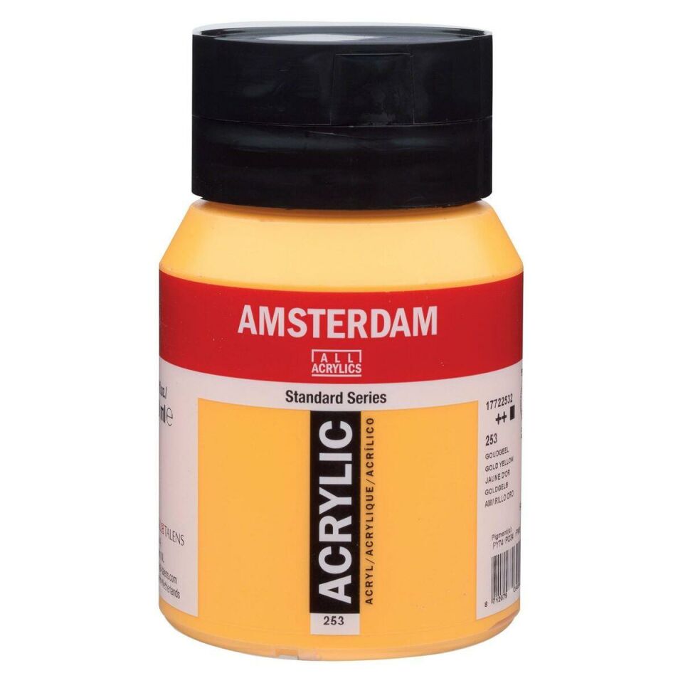 AAC ACRYLIC 500ML. GOLD YLW