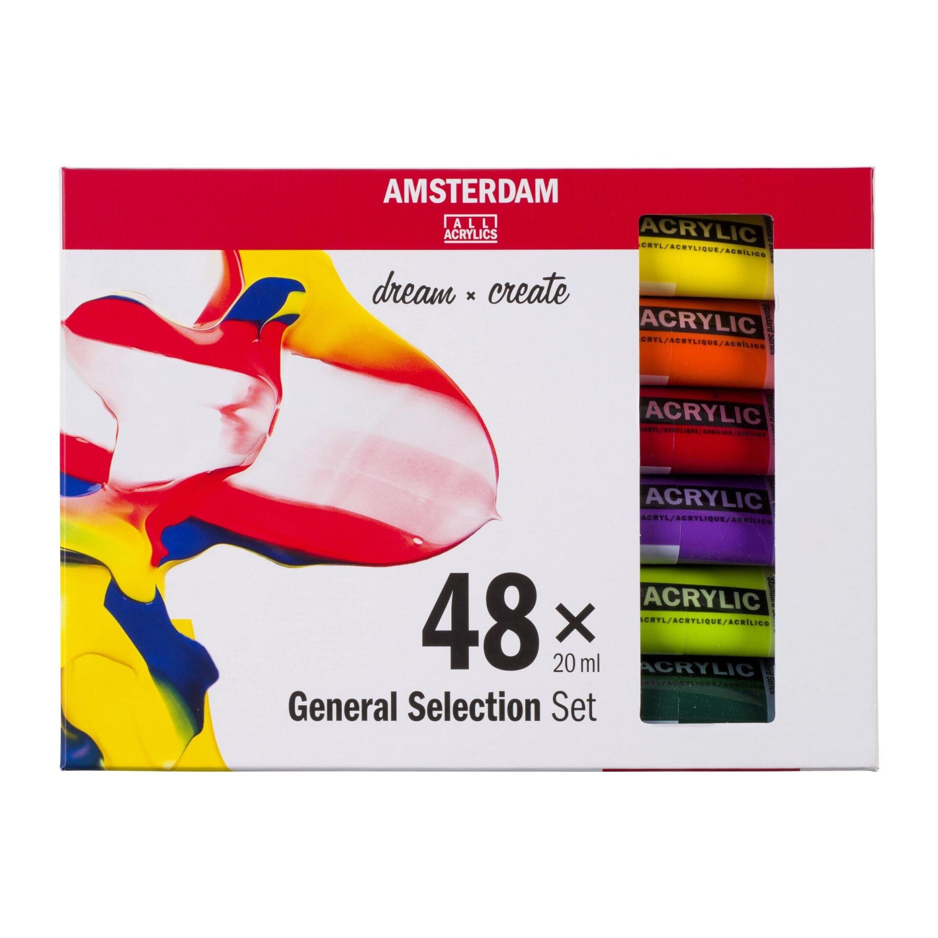 AMSTERDAM AKRİLİK BOYA SETİ 48 X 20 ML