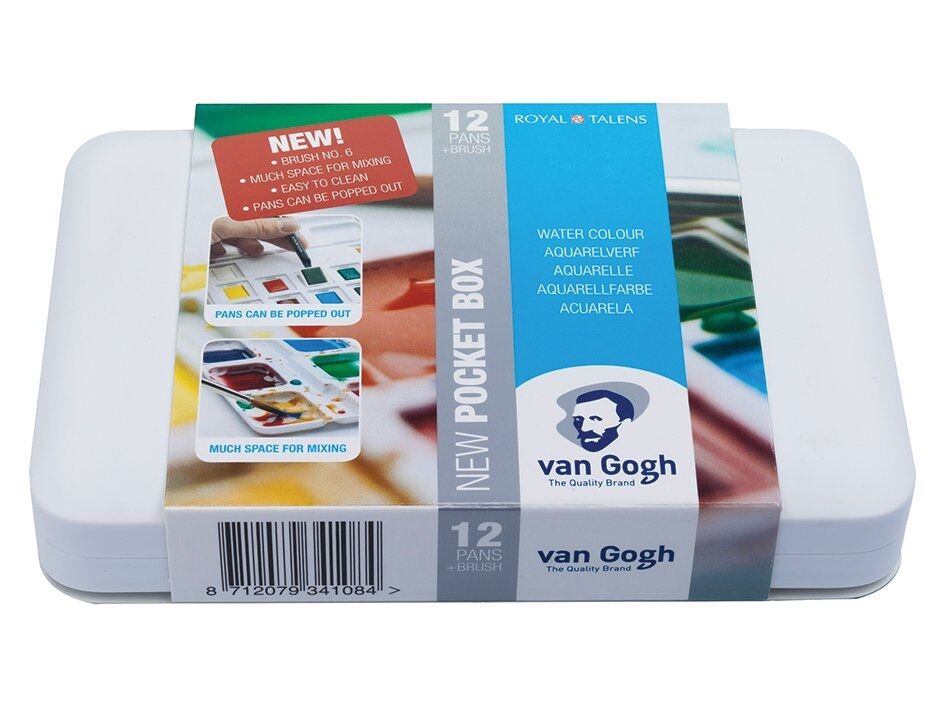 VAN GOGH SULUBOYA TABLET 12+3 SET (PLASTİK KUTU)